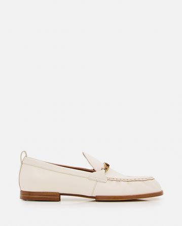 Tod's - LOGO CHAIN LEATHER LOAFERS