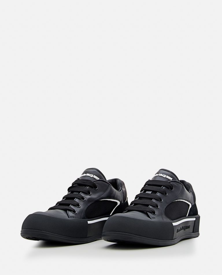 Alexander McQueen  ,  Fabric Sneakers  ,  Black 44