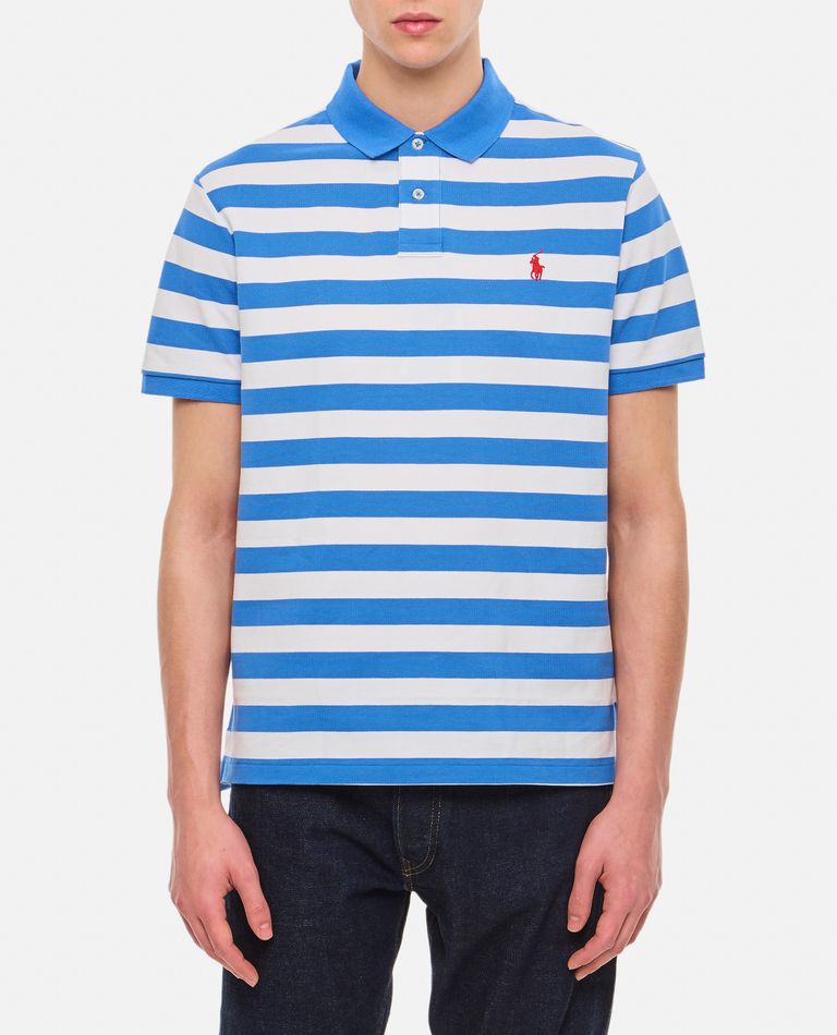 Polo Ralph Lauren  ,  Cotton Polo Shirt  ,  Sky Blue S