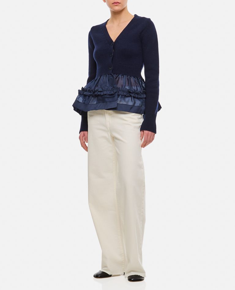 Cecilie Bahnsen  ,  Vision Recycled Cashmere Cardigan  ,  Blue M