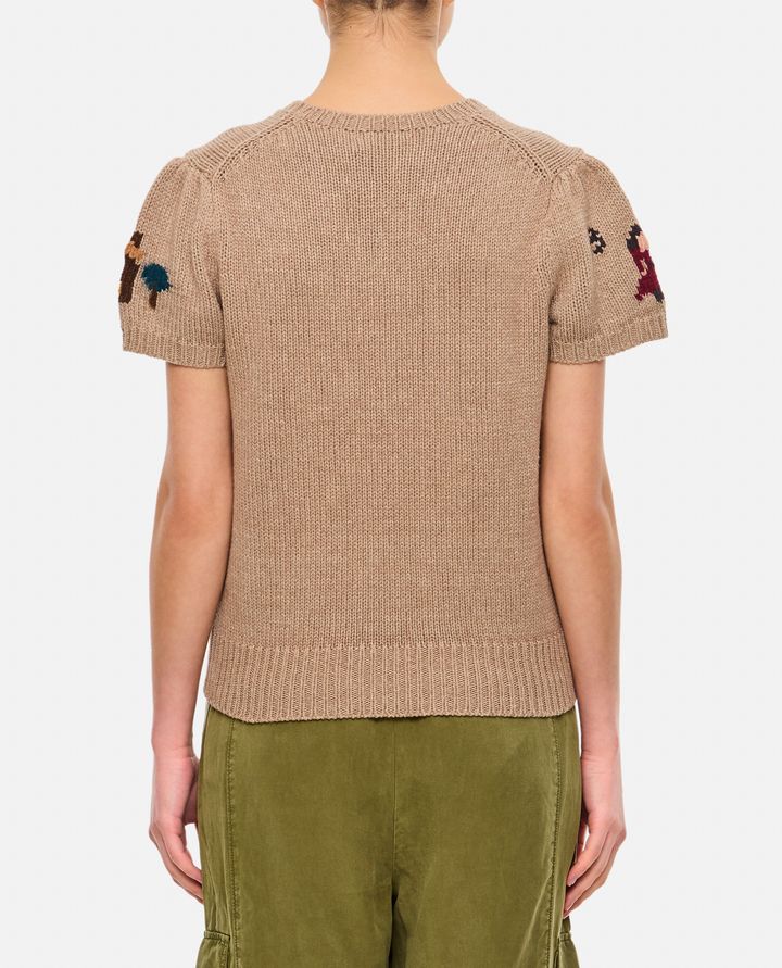 Polo Ralph Lauren - WOOL AND COTTON JACQUADR SHORT SLEEVE PULLOVER_3