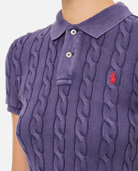 Ralph Lauren Cable Knit Polo Shirt