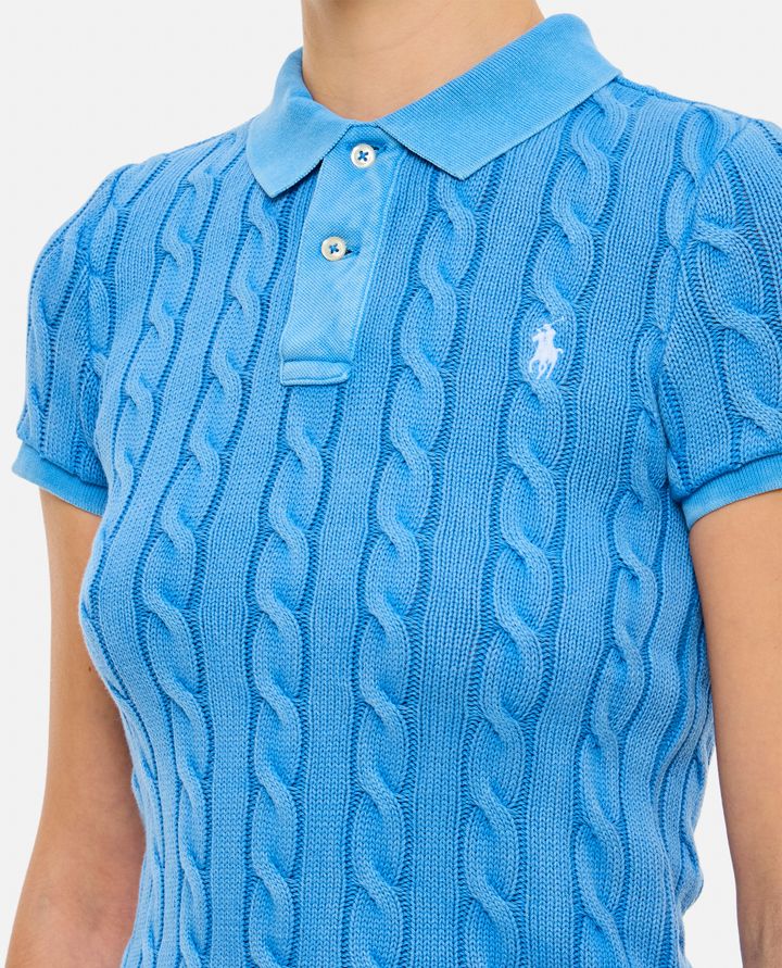 Cable Knit Polo Shirt For Women Polo Ralph Lauren Biffi