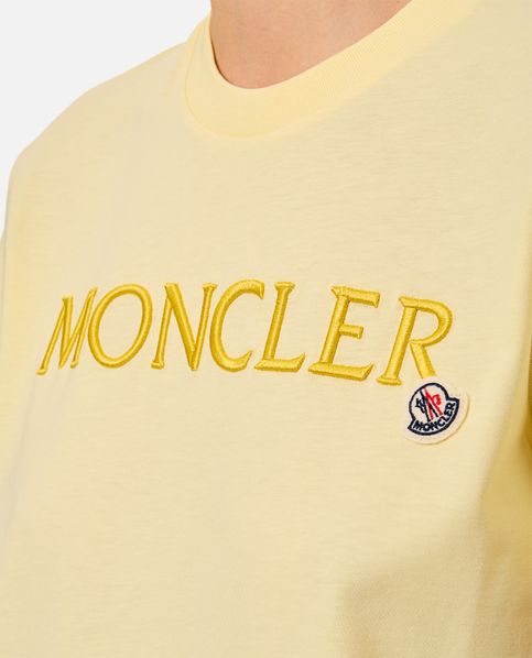 yellow moncler shirt