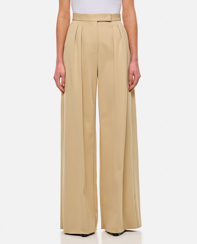 Max Mara  ,  Zigna Jersey Wide Leg Pants  ,  Beige 44