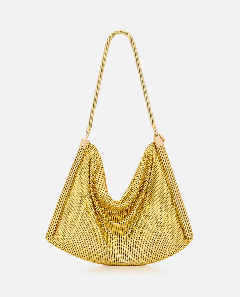 Rabanne  ,  Small Pixel Tube Shoulder Bag  ,  Gold TU