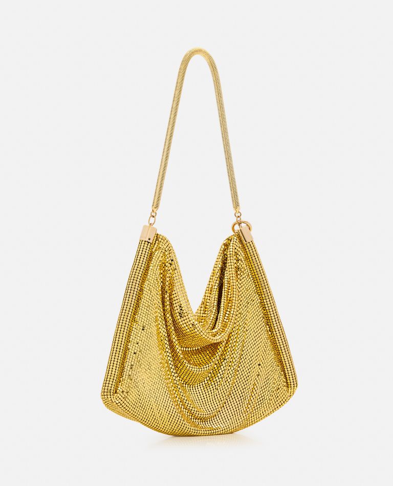 Rabanne  ,  Small Pixel Tube Shoulder Bag  ,  Gold TU