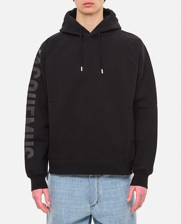 Jacquemus  ,  Typo Cotton Sweatshirt  ,  Black XL
