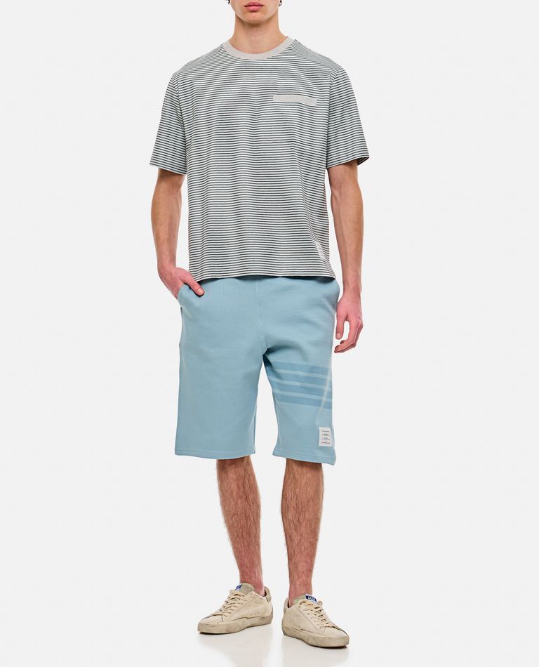 Thom Browne  ,  Oversized Cotton Pocket T-shirt  ,  Blue 4