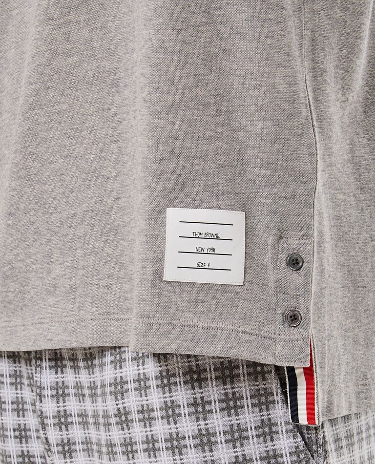 【送料&関税込】Thom Browne Boxy Fit T-shirt Mens Organic Cotton Boxy T-Shirt | Organic Cotton