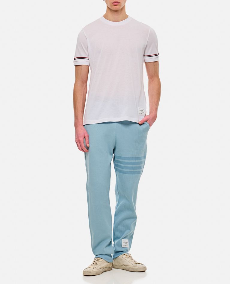 Thom Browne  ,  Ribbed Cuff T-shirt  ,  White 2