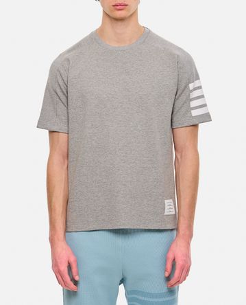 Thom Browne - T-SHIRT A RIGHE IN COTONE 4 RIGHE