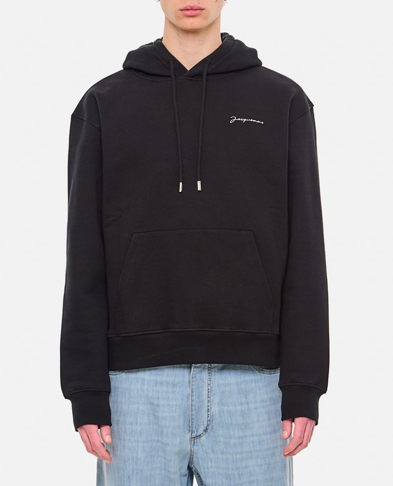 【送料&関税込】Jacquemus Brode Cotton Hoodie Jacquemus - Le Sweatshirt Brodé cotton hoodie Jacquemus