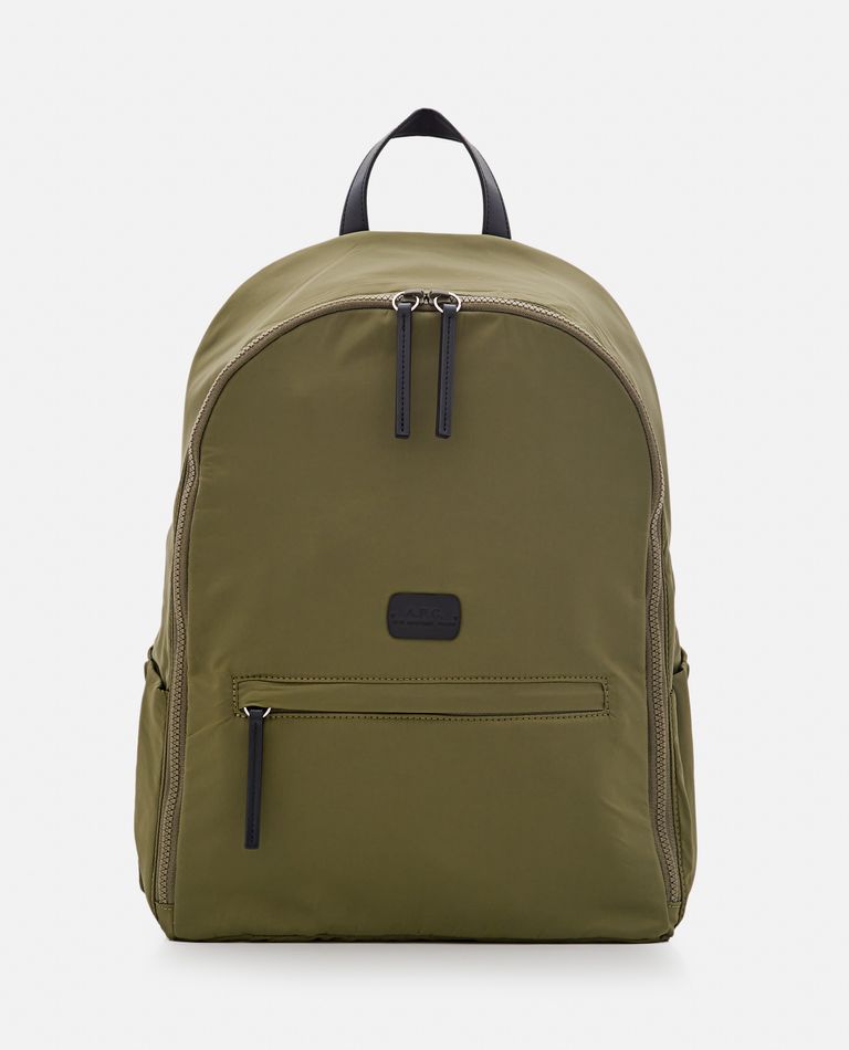 Apc Blake Nylon Backpack In Green