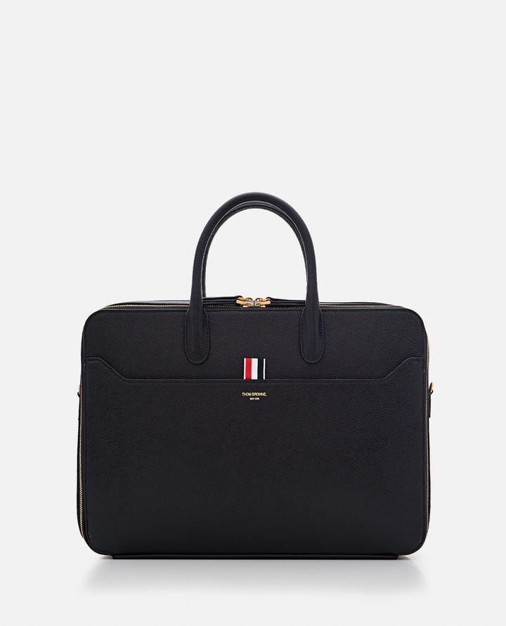 Thom Browne - LEATHER BUSINESS BAG_1