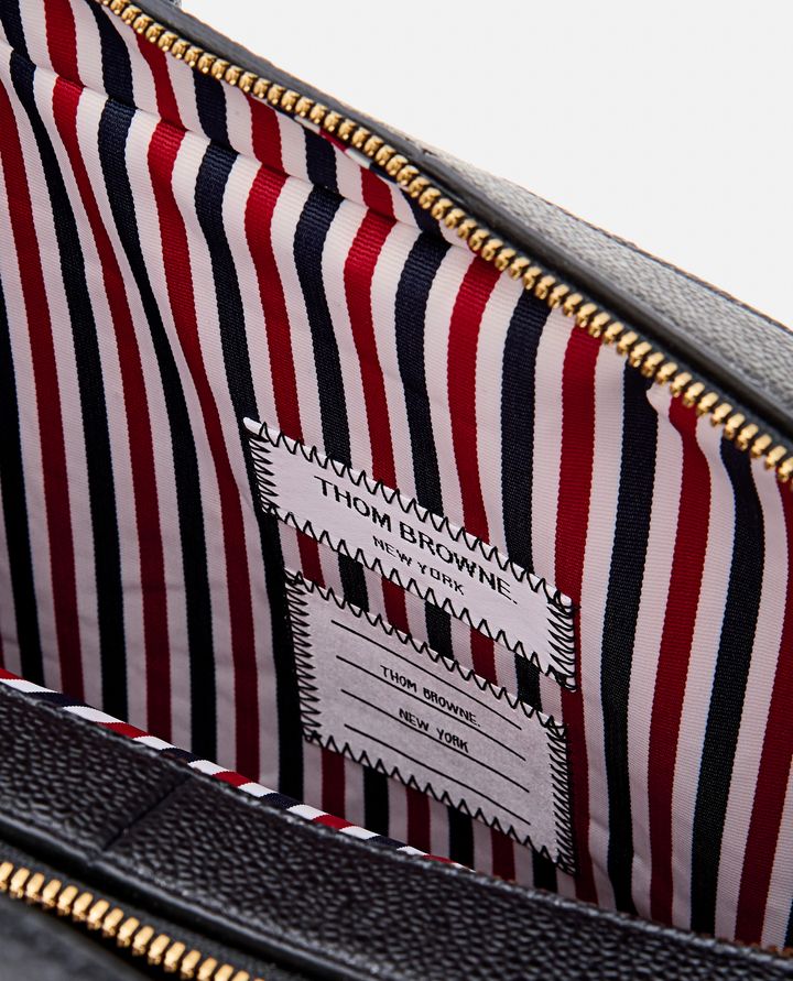 Thom Browne - LEATHER BUSINESS BAG_3