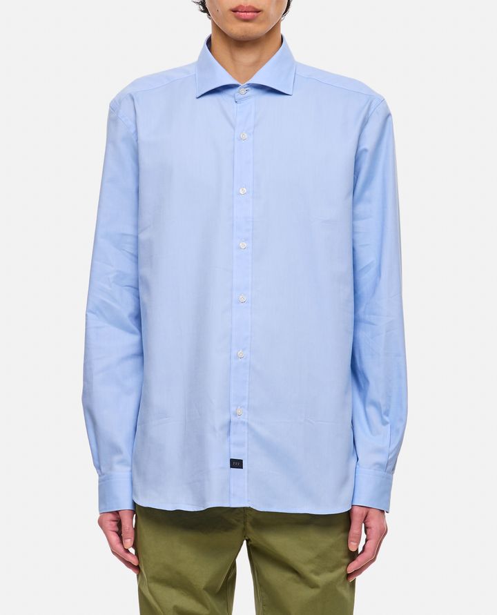 Fay - FRENCH NECK SHIRT_1