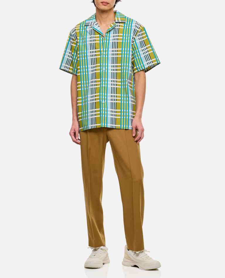 COTTON PRINTED BOWLING SHIRT for Men - Lanvin sale | Biffi