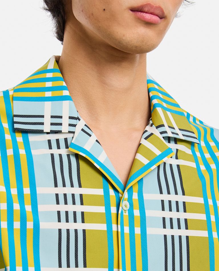 COTTON PRINTED BOWLING SHIRT for Men - Lanvin sale | Biffi