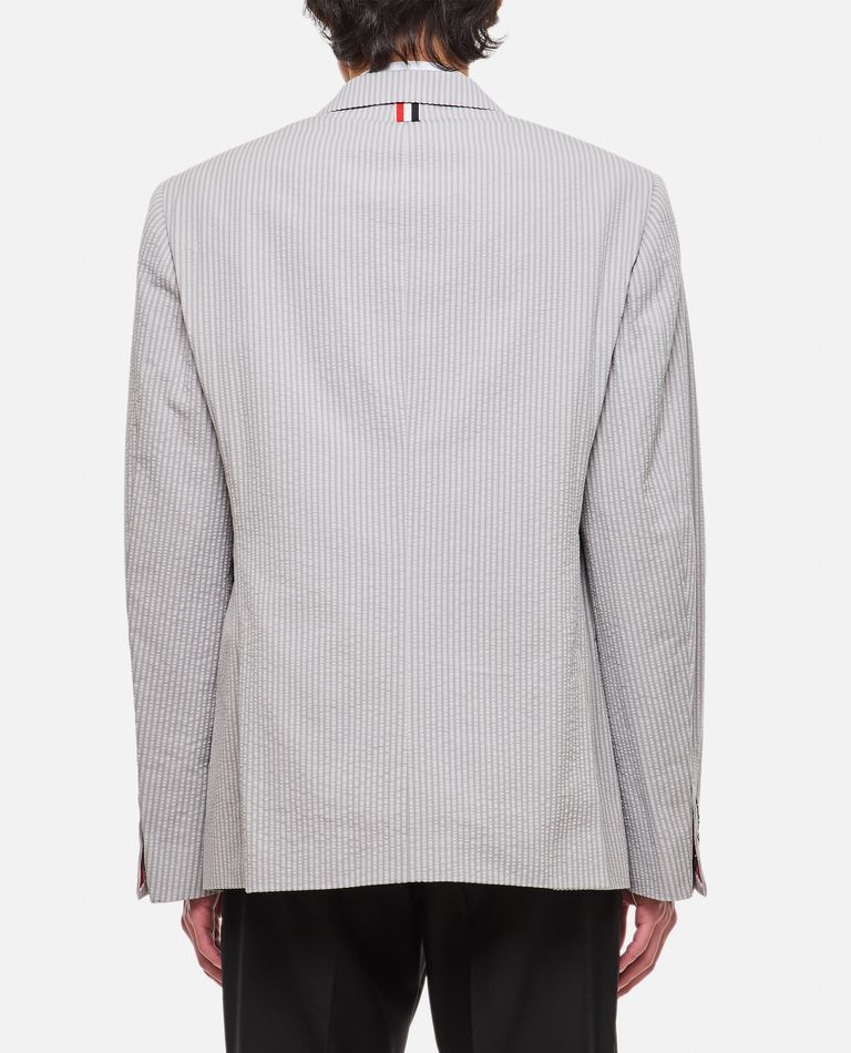 COTTON SEERSUCKER CLASSIC JACKET for Men - Thom Browne sale