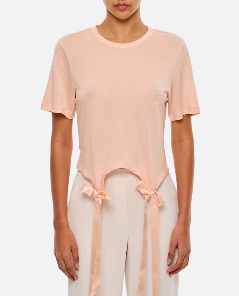 【関税込み】Bow Tails T Shirt - Simone Rocha - Synthetic - R Ribbon Bow Tail T-Shirt – Simone Rocha US