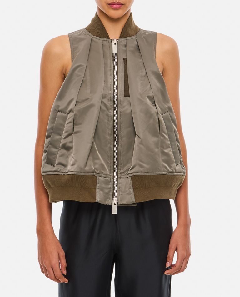 NYLON TWILL VEST for Women - Sacai | Biffi