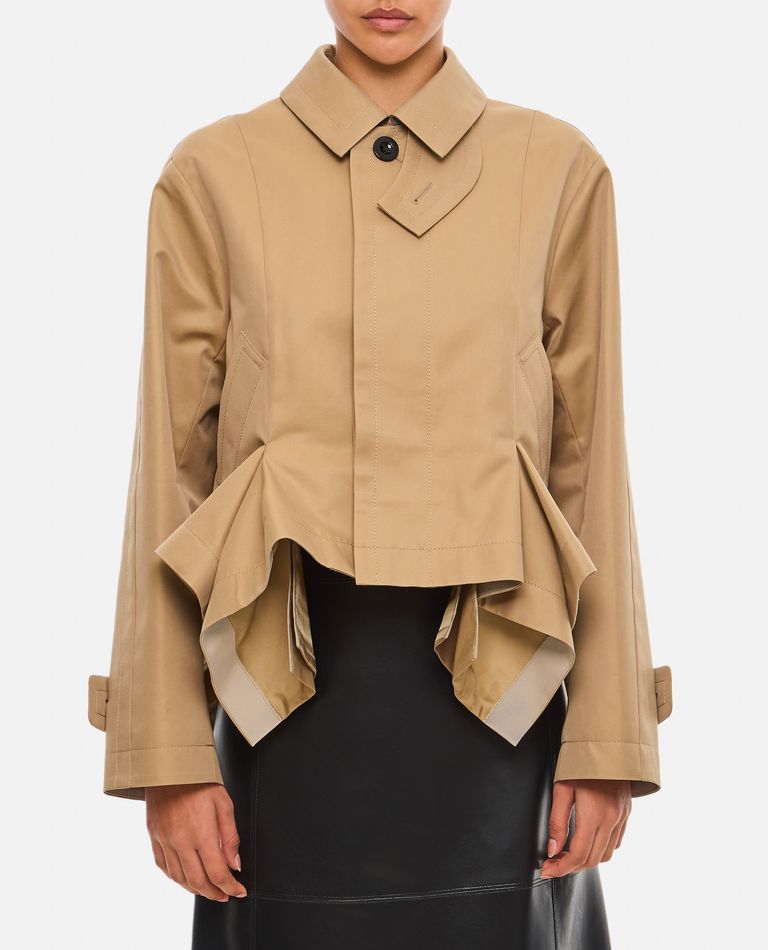 COTTON GABARDINE JACKET for Women - Sacai | Biffi