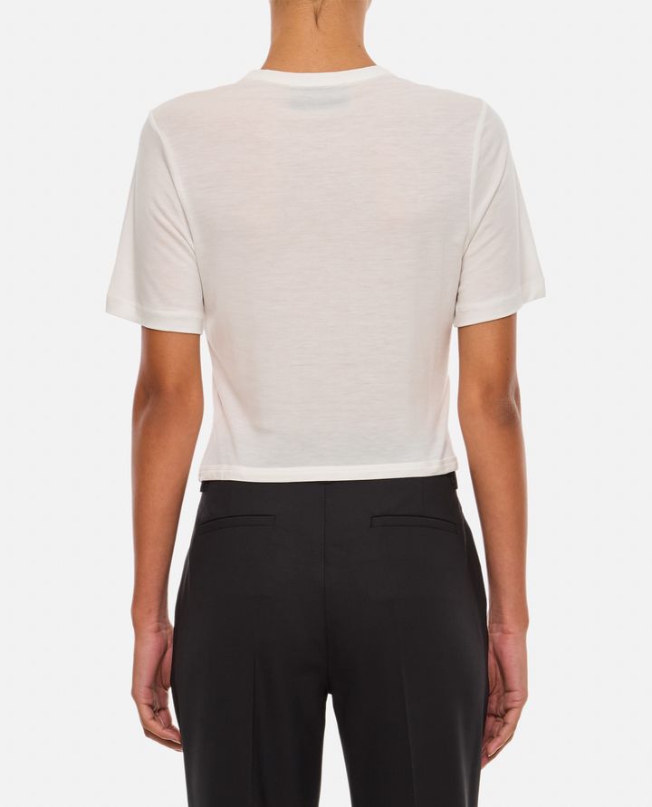 Simone Rocha - EASY T-SHIRT W/ BOW TAILS_5