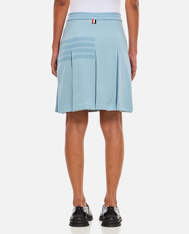 Thom Browne - BOX PLEAT SKIRT IN DOUBLE FACE KNIT_3