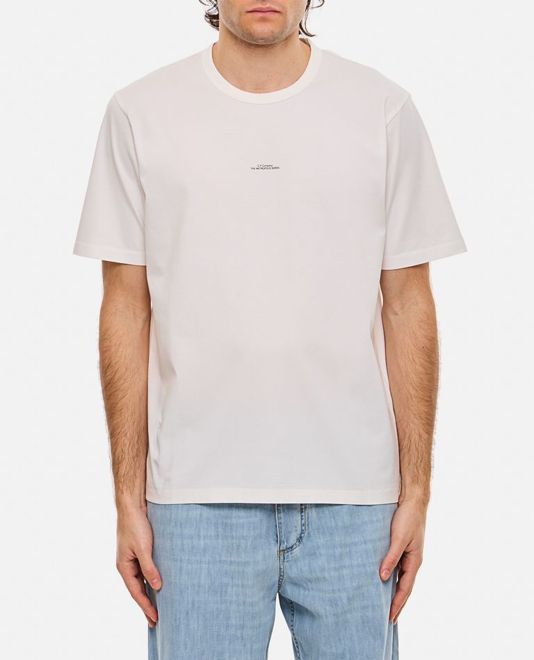 METROPOLIS SERIES MERCERIZED JERSEY LOGO PRINT T-SHIRT for