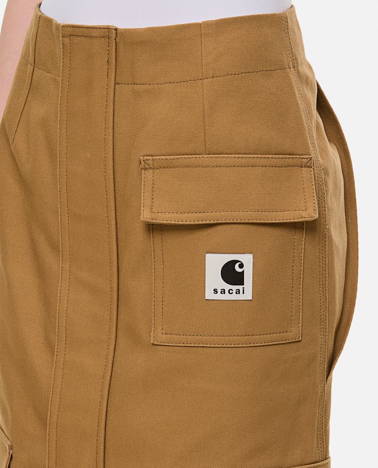 sacai x Carhartt WIP COTTON SKIRT for Women - Sacai | Biffi sacai x Carhartt WIP COTTON SKIRT for Women - Sacai | Biffi