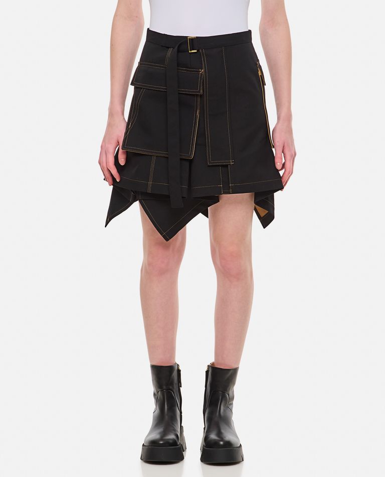 sacai x Carhartt WIP SUITING BONDING COTTON SKIRT for Women