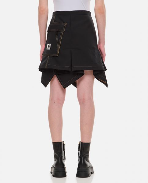 sacai x Carhartt WIP SUITING BONDING COTTON SKIRT for Women  