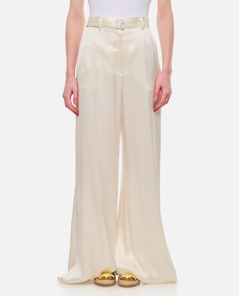 Gabriela Hearst Mabon Flared Pants In White