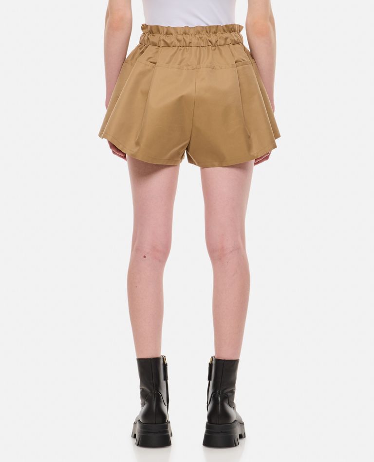 COTTON GABARDINE SHORTS