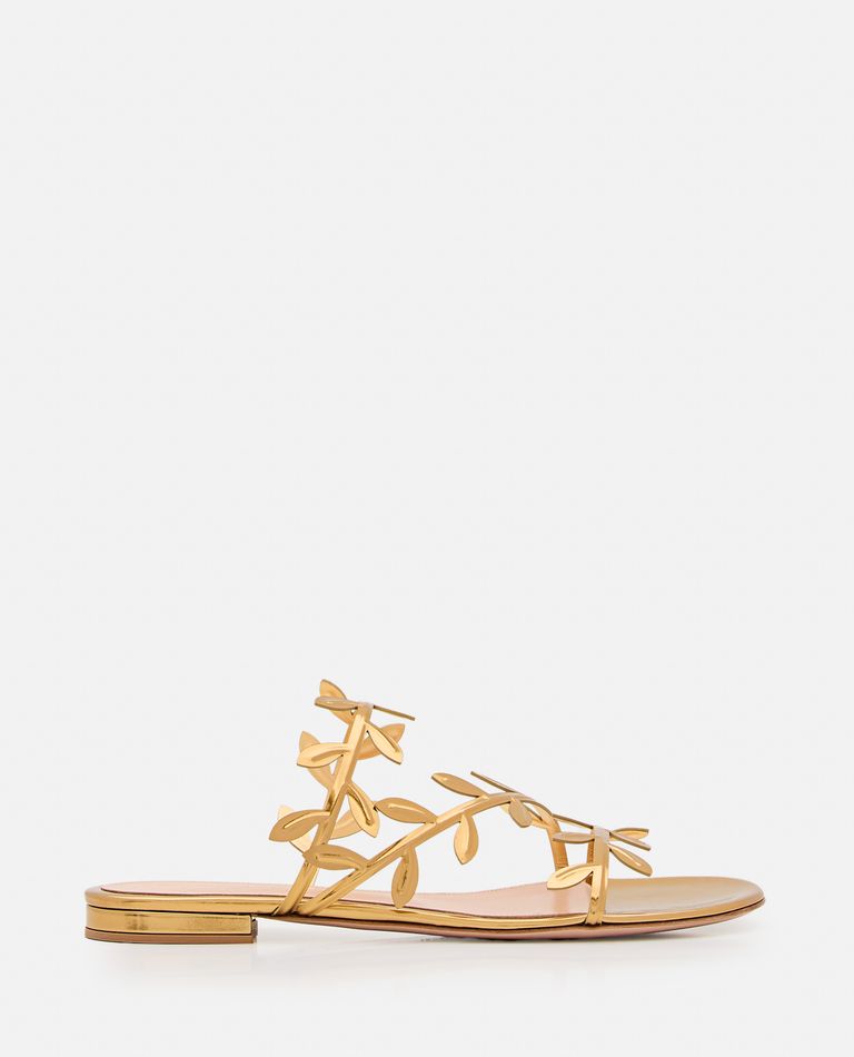 Gianvito Rossi Ladies Sienna Nappa Double Strap Flat Sandals, Brand Size 35  ( US Size 5 ) - Walmart.com