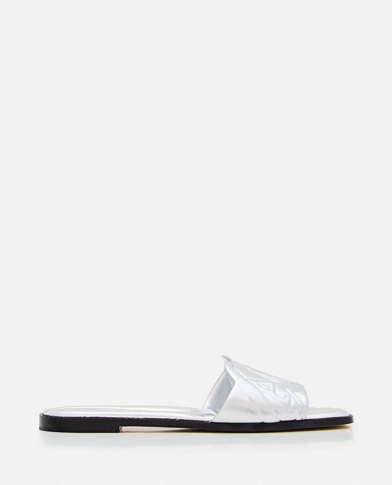 サンダル・ミュール ALEXANDER MCQUEEN FLAT LEATHER SLIDE SANDAL FLAT LEATHER SLIDE SANDAL for Women - Alexander McQueen sale