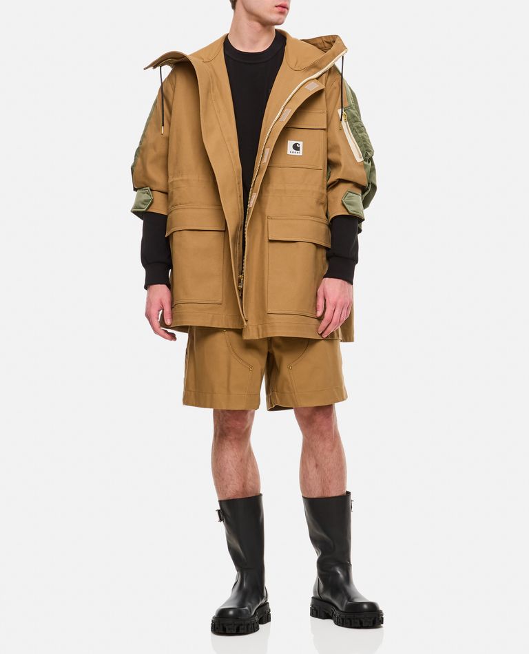 Reversible Duck Jacket — Grey x Light Green – La Garçonne