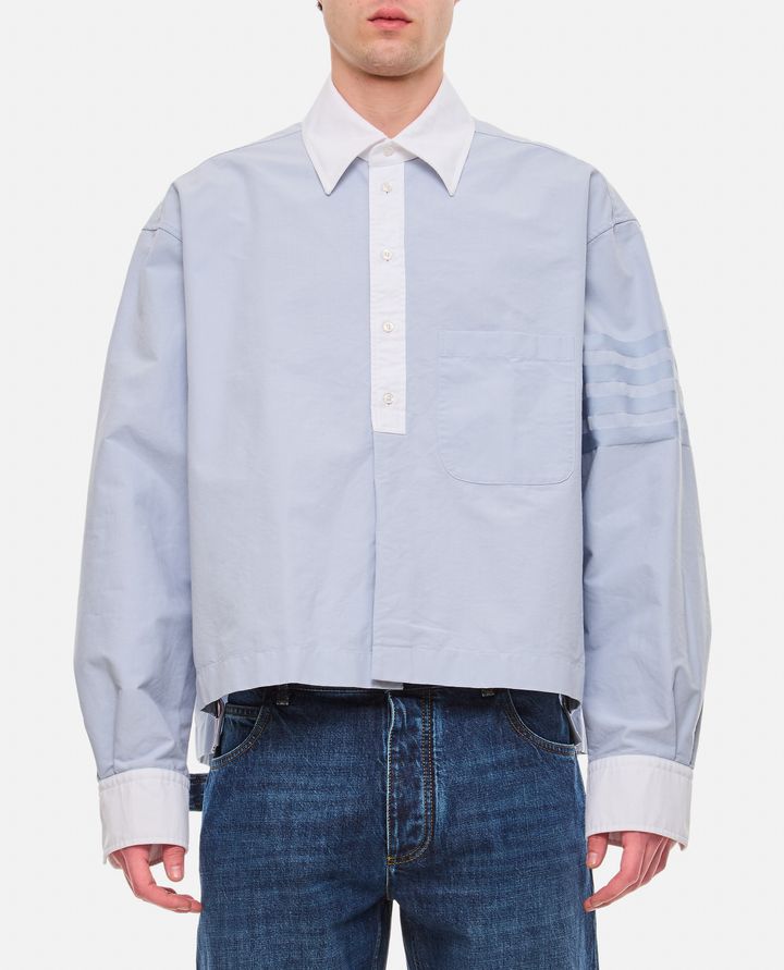Thom Browne - STRAIGHT FIT COTTON SHIRT_1