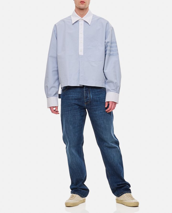 Thom Browne - STRAIGHT FIT COTTON SHIRT_2