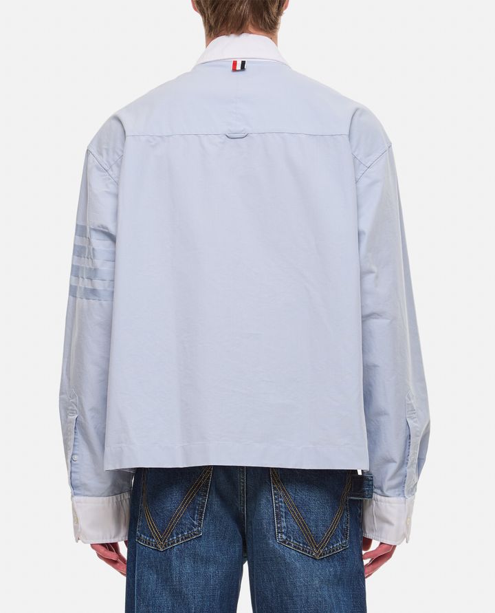 Thom Browne - STRAIGHT FIT COTTON SHIRT_3