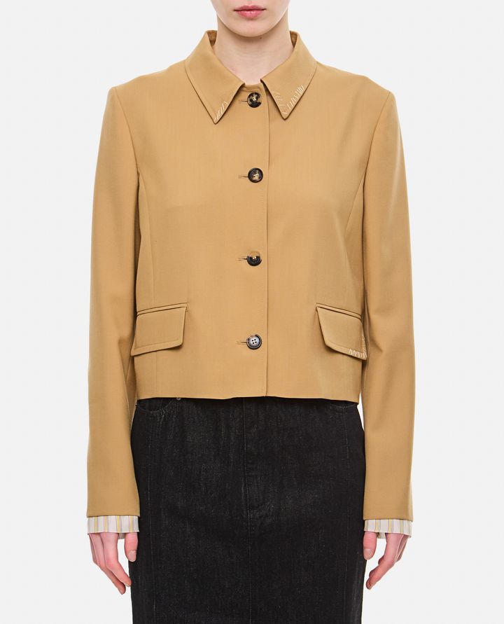 Marni - SINGLE BRESTED BUTTONED JACKET_1