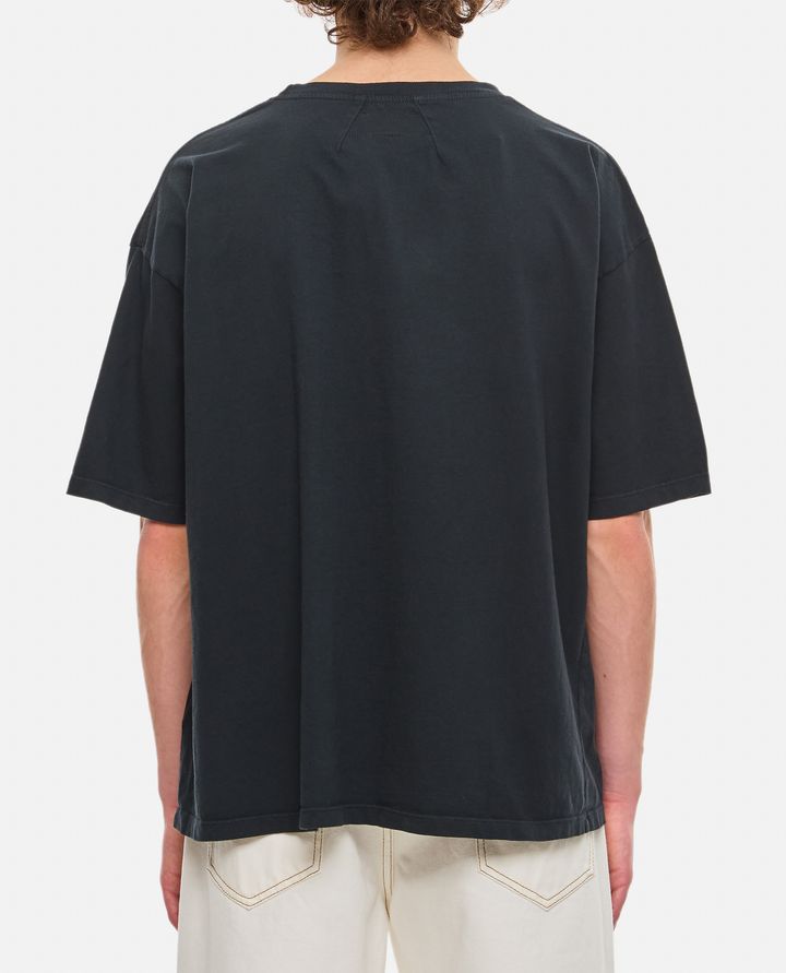 Rhude - T-SHIRT IN COTONE STAMPA PALME_3
