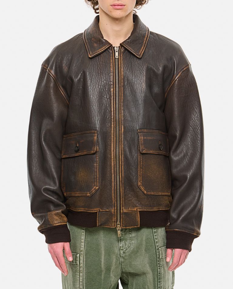 GOLDEN GOOSE Men’s Leather Coat shops