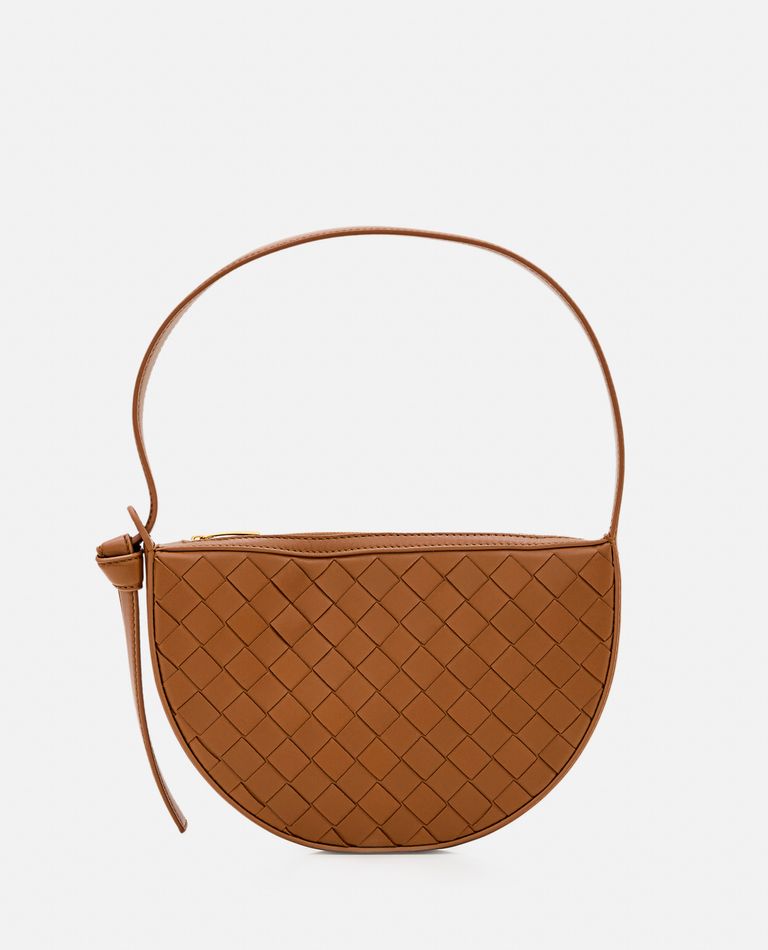 MINI SUNRISE LEATHER SHOULDER BAG for Women - Bottega Veneta