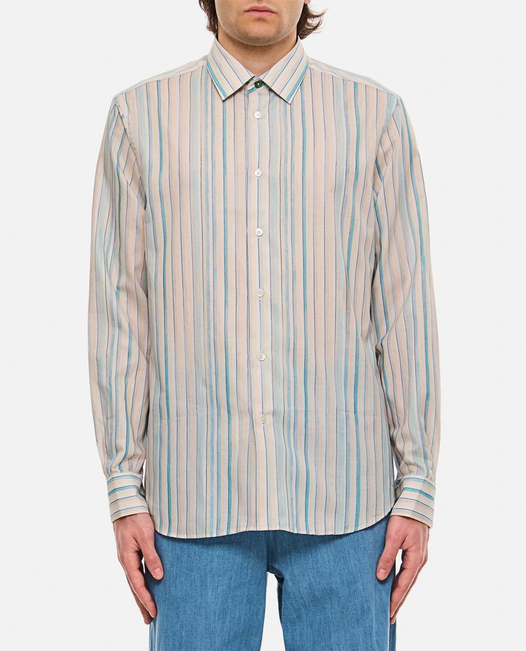 Shop Paul Smith Mens S/c Tailored Fit Shirt In Multicolor