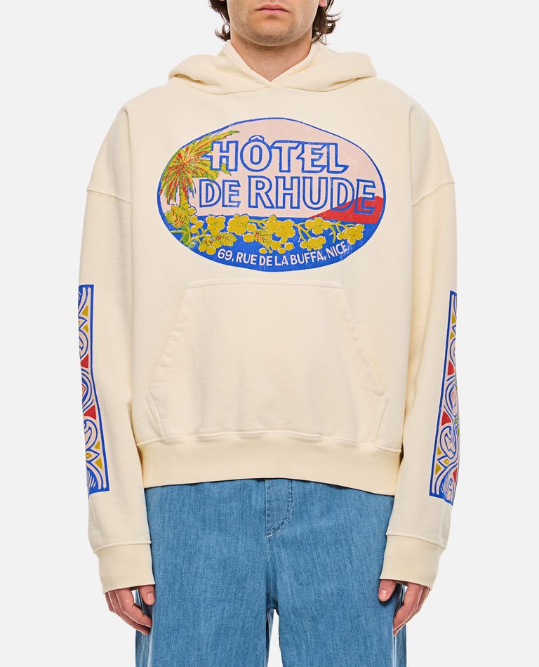 RHUDE HOTEL COTTON HOODIE