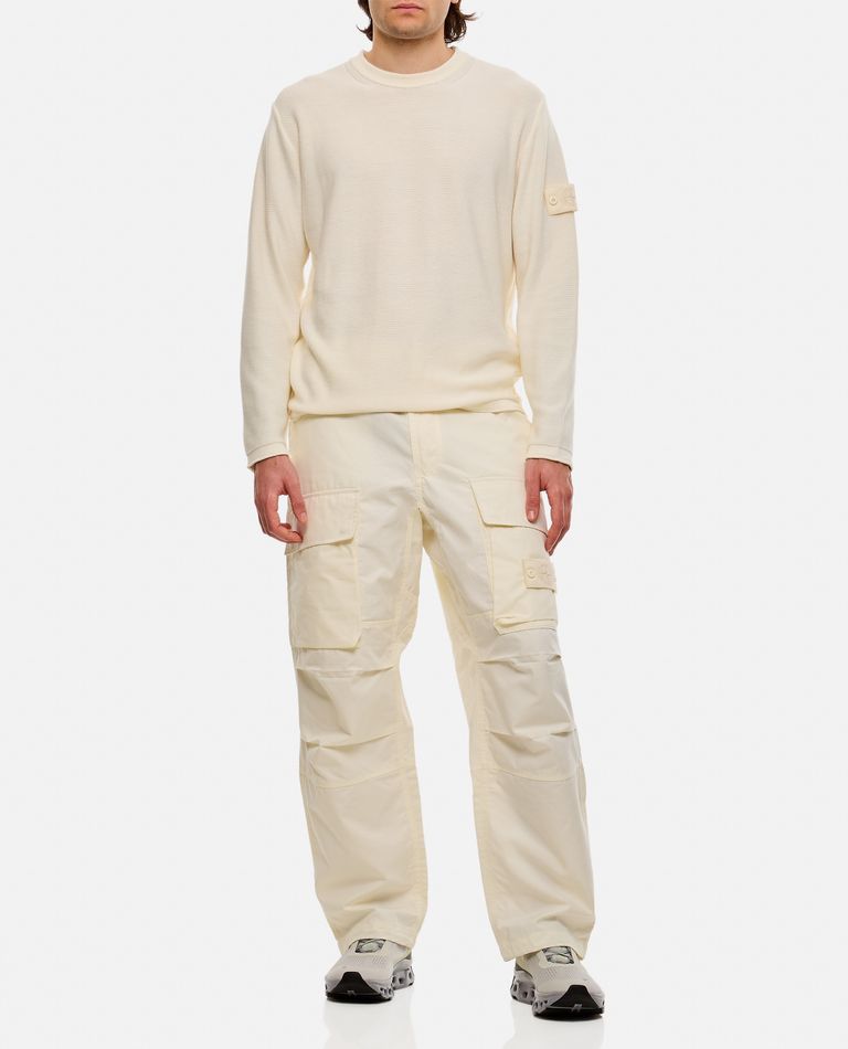 Shop Stone Island Ghost Cargo Loose In White