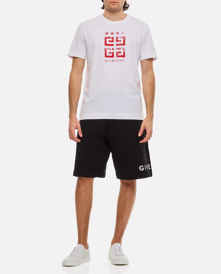 Shop Givenchy 4 G T-shirt In White