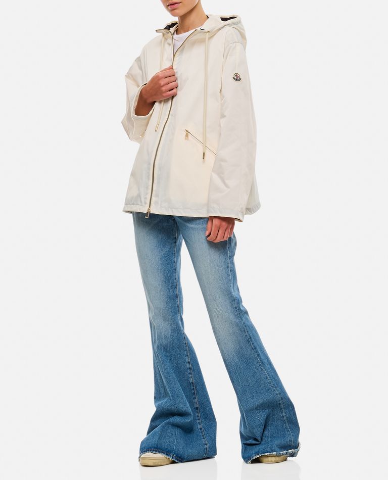 Shop Moncler Cassiopea Jacket In White